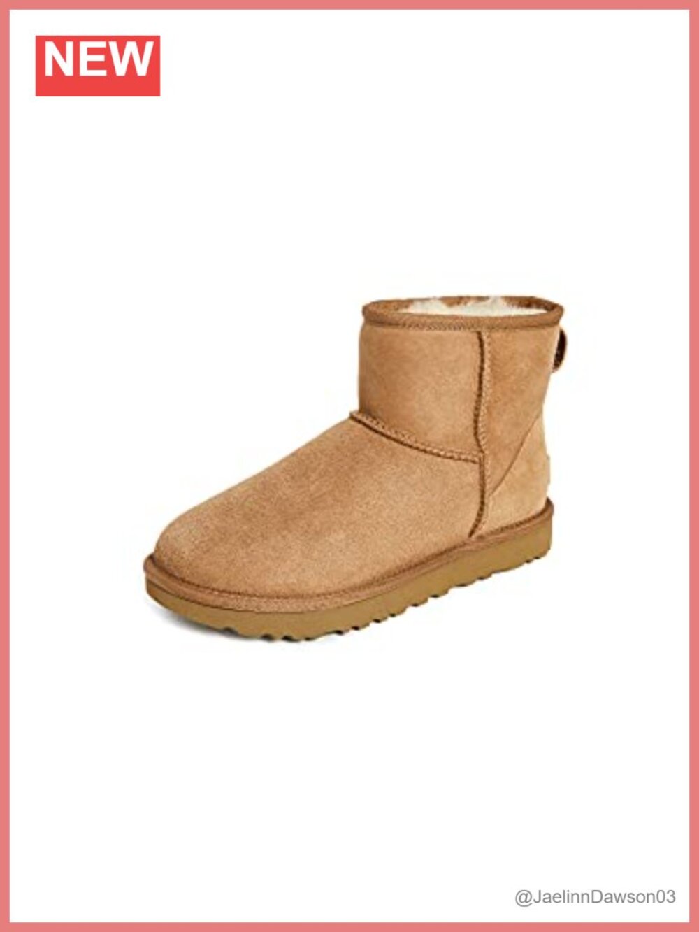 Shearling Sheepskin Ankle Boots Water Resistant Pull-On Winter Bootie